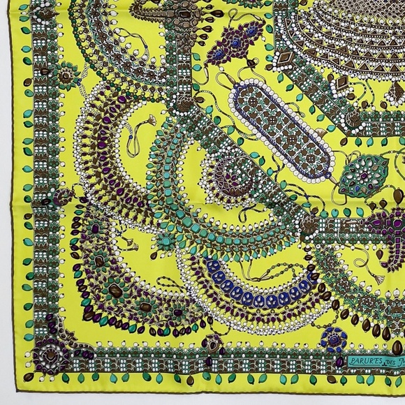 NWT Hermes Scarf "PARURES DES MAHARAJAS" - Picture 10 of 12